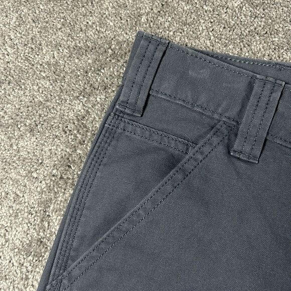 NEW Carhartt Rugged Flex Relaxed Fit Canvas Double Front Work Pants Gray 40x32 - Picture 6 of 16